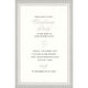 Silver Snowflake Glittered Die-cut Pocket Invitations Image 2 of 2